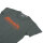 Brachial T-Shirt "Sign" dunkelgrau/orange