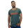 Brachial T-Shirt "Sign" dunkelgrau/orange L