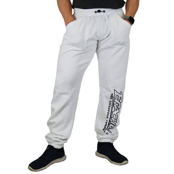 Brachial Tracksuit Trousers "Gain" white XL