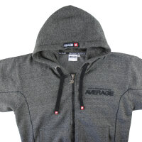 Brachial Zip-Hoody "Spacy" graphit melounge/schwarz