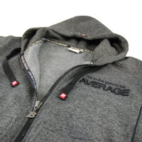 Brachial Zip-Hoody "Spacy" graphit melounge/black