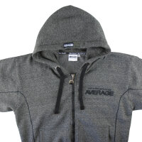 Brachial Zip-Hoody "Spacy" graphit melounge/schwarz XL