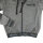 Brachial Zip-Hoody "Spacy" graphit melounge/schwarz XL