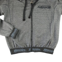 Brachial Zip-Hoody "Spacy" graphit melounge/black 2XL