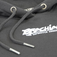 Brachial Cropped Hoody "Lucky" schwarz