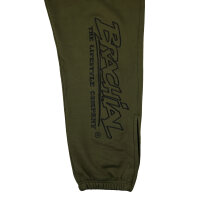 Brachial Tracksuit Trousers "Gain" military green L