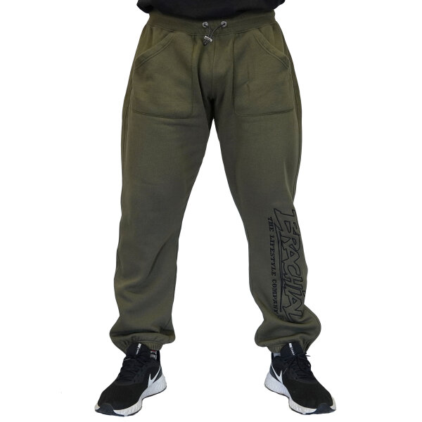 Brachial Tracksuit Trousers &quot;Gain&quot; military green 2XL