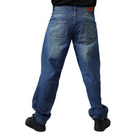 Brachial Jeans "Advantage" dunkles Streifen-Denim L