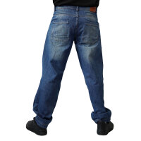 Brachial Jeans "Advantage" dunkles Streifen-Denim XL