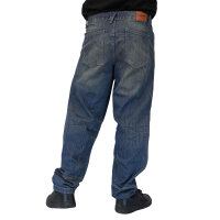 Brachial Jeans "Statement" dunkles Streifen-Denim M