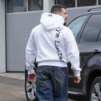 Brachial Zip-Hoody "Gym" white/black