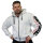 Brachial Zip-Hoody "Gym" white/black