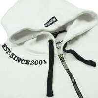 Brachial Zip-Hoody "Gym" white/black XL