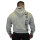 Brachial Zip-Hoody "Gym" light grey/black