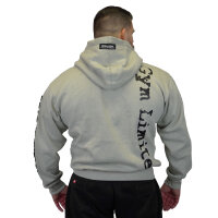 Brachial Zip-Hoody "Gym" light grey/black XL
