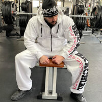 Brachial Tracksuit Trousers "Gym" white/black