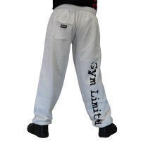 Brachial Tracksuit Trousers "Gym" white/black L