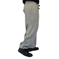 Brachial Tracksuit Trousers "Gym" light grey/black XL