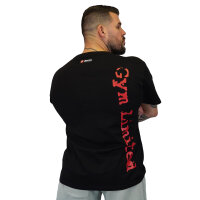 Brachial T-Shirt "Gym" schwarz/rot L
