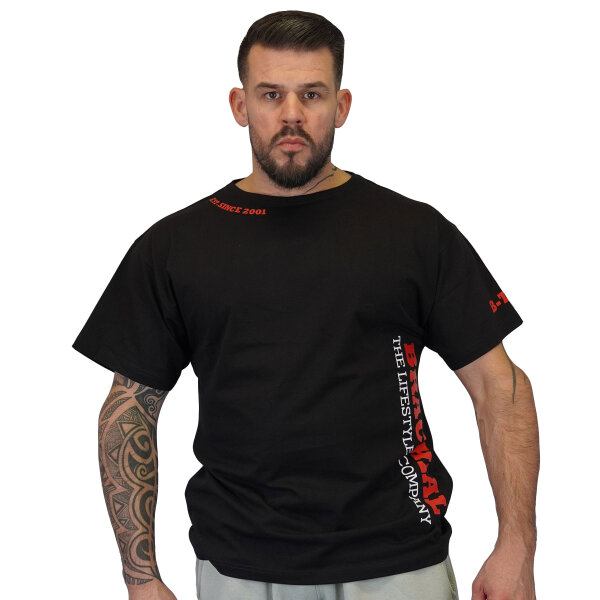 Brachial T-Shirt "Gym" schwarz/rot 4XL