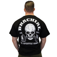 Brachial T-Shirt "Hungry" schwarz/weiß S