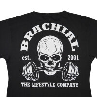 Brachial T-Shirt "Hungry" black/white M