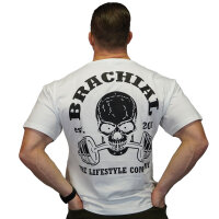 Brachial T-Shirt "Hungry" weiß/schwarz S