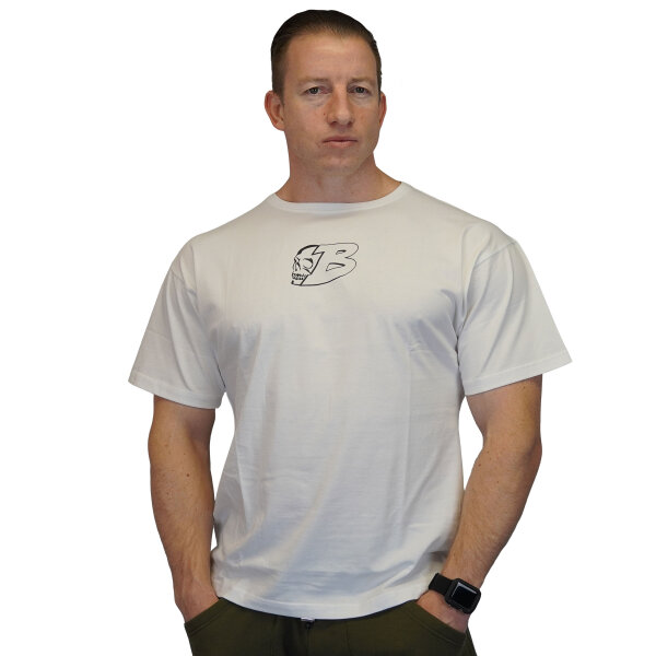 Brachial T-Shirt "Hungry" weiß/schwarz 3XL
