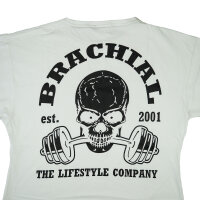Brachial T-Shirt "Hungry" weiß/schwarz 4XL