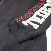 Brachial Zip-Sweater "Gym" schwarz/weiß