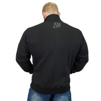 Brachial Zip-Sweater "Gain" black S