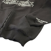 Brachial Zip-Sweater "Gain" black 3XL