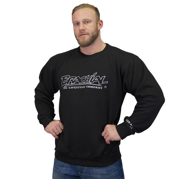 Brachial Sweatshirt "Gain" schwarz 4XL