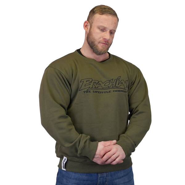 Brachial Sweatshirt "Gain" military green