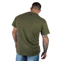 Brachial T-Shirt "Gain" military green/schwarz