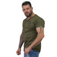 Brachial T-Shirt "Move" military green/schwarz