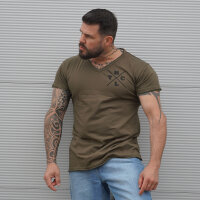 Brachial T-Shirt "Move" military green/black