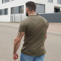 Brachial T-Shirt "Move" military green/schwarz XL