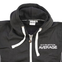 Brachial Zip-Hoody "Spacy" schwarz/weiß