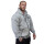 Brachial Zip-Hoody "Rude" greymelounge XL