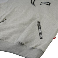 Brachial Hoody "Rude" graumeliert