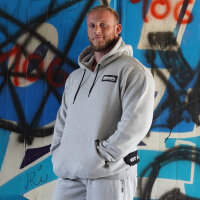Brachial Hoody "Rude" graumeliert