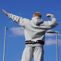 Brachial Hoody "Rude" graumeliert