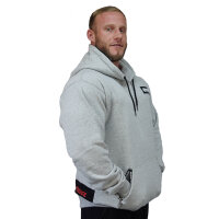 Brachial Hoody "Rude" graumeliert