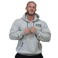 Brachial Hoody "Rude" graumeliert 3XL