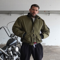 Brachial Fliegerjacke "City" grün 3XL