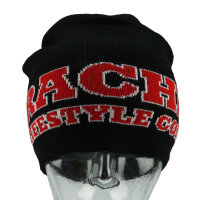 Brachial Beanie "Frozen" black/white/red