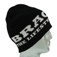 Brachial Beanie "Frozen" black/white