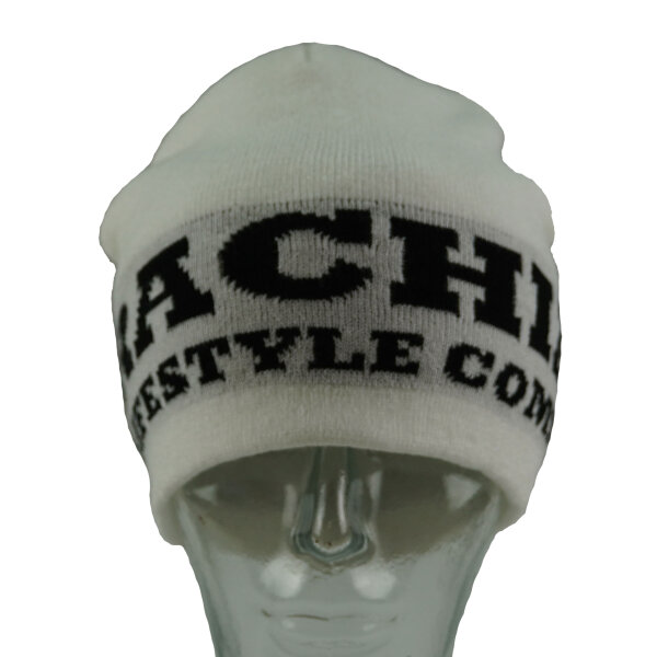 Brachial Beanie "Frozen" white/black