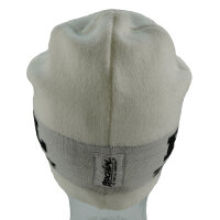 Brachial Beanie "Frozen" weiß/schwarz